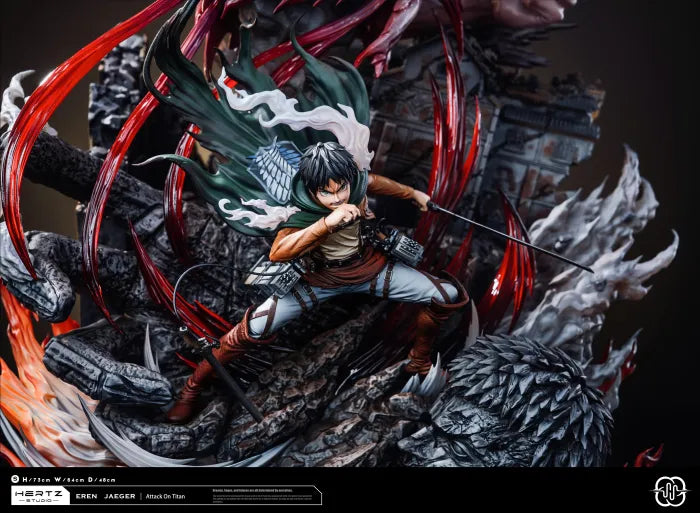 EARTHHEART IJ-ONE 限定版アート作品 Pre order】Hertz Studio - Attack on Titan Eren Yeager – STC Toys