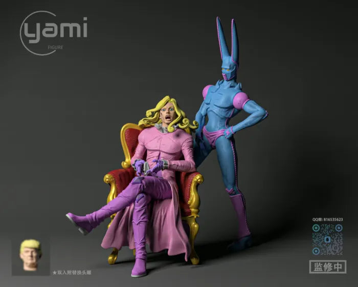 Pre order】YAMI Studio 1/6 Steel Ball Run Funny Valentine & D4C