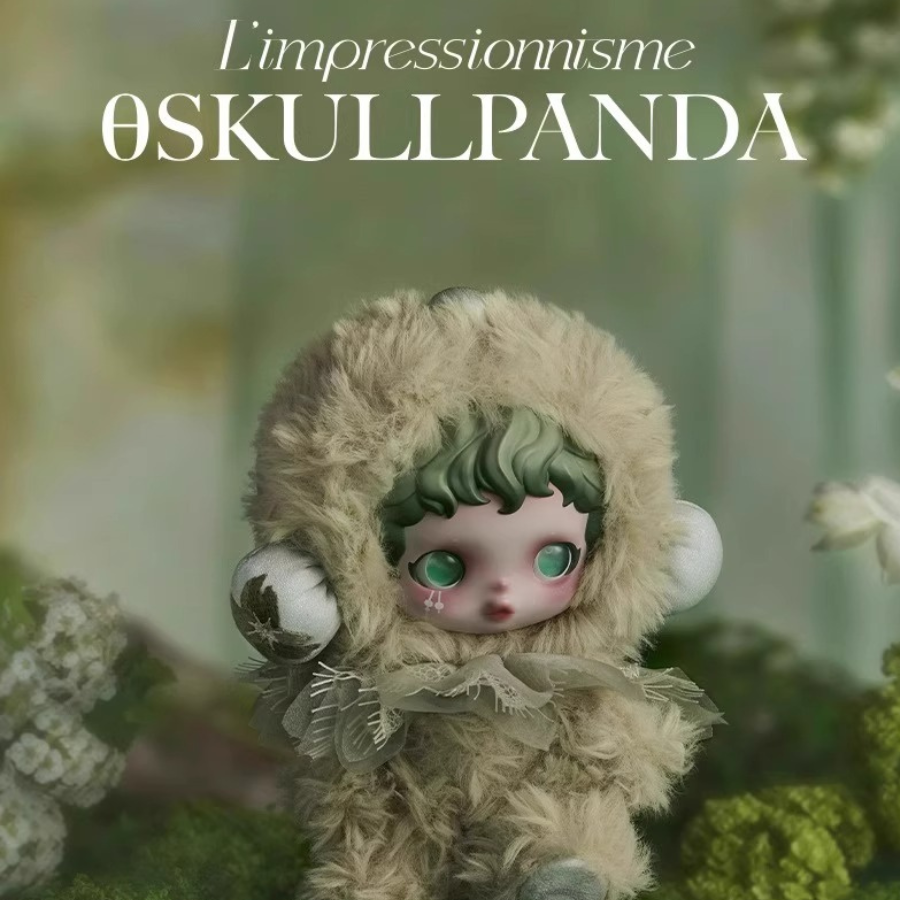 Original POPMART SKULLPANDA V2 L'impressionnisme Series Plush Original POPMART SKULLPANDA V2 L'impressionnisme Series Plush