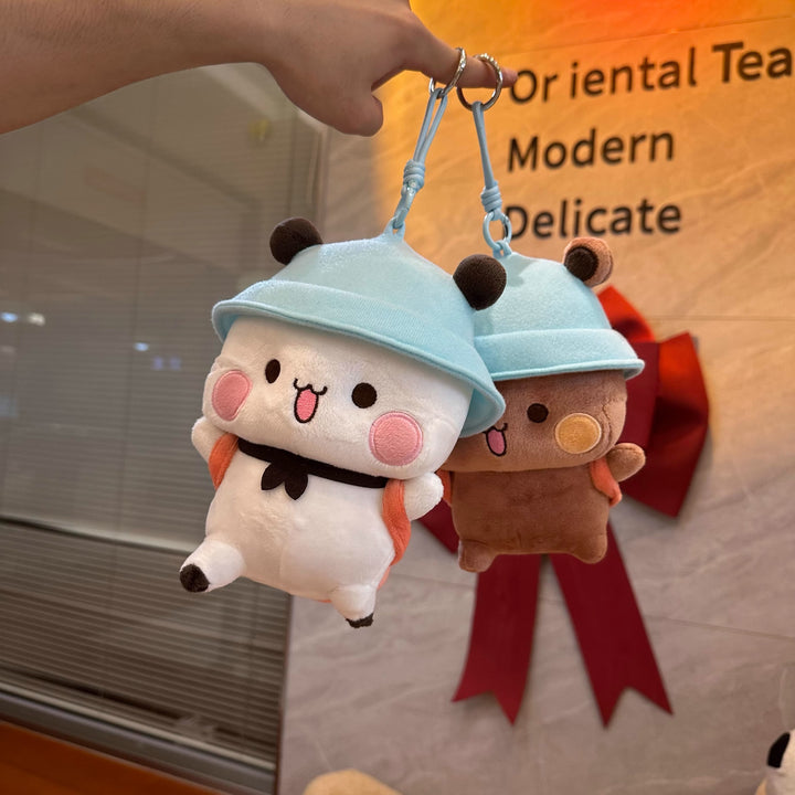 Original Yier & bubu Emoticon Plushie Keychain/Bag Charm 一二布布表情包公仔毛绒玩偶包包挂件可爱少女钥匙扣520节日礼物