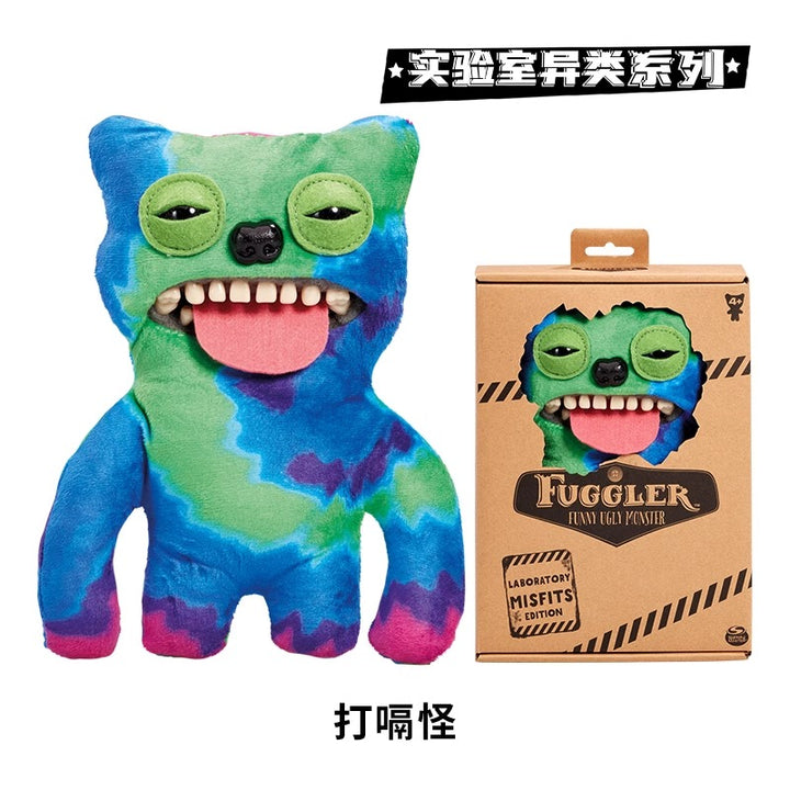 Original Fuggler Funny Ugly Monster Laboratory Misfits Edition 正版fuggler萌牙怪兽玩偶放克牙宝丑萌牙齿搞怪毛绒公仔