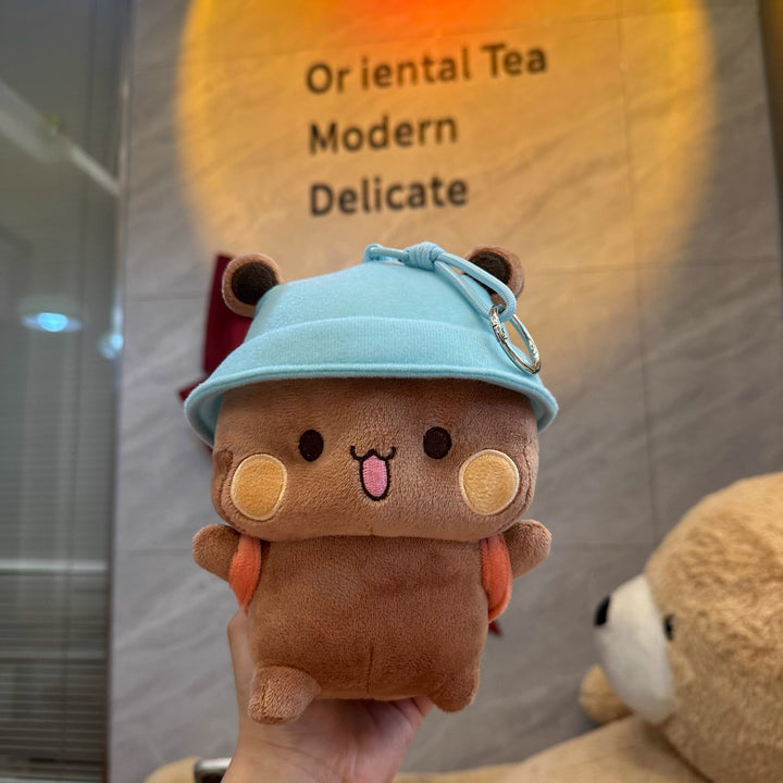 Original Yier & bubu Emoticon Plushie Keychain/Bag Charm 一二布布表情包公仔毛绒玩偶包包挂件可爱少女钥匙扣520节日礼物