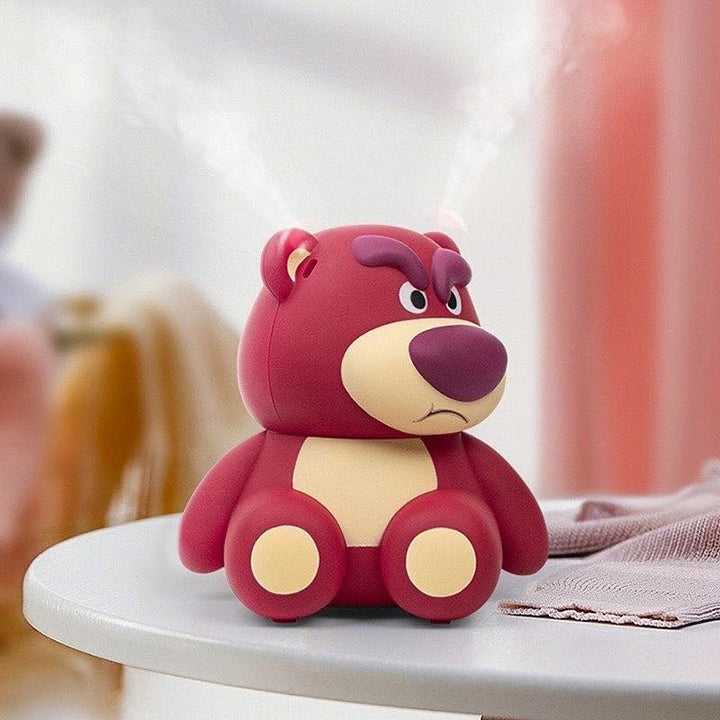 Original Lotso Bear Lamp x Humidifier 【蓝牙音箱草莓熊】仪式感包装-音箱加湿器+语音控制+草莓精油+眼镜+相机+礼袋
