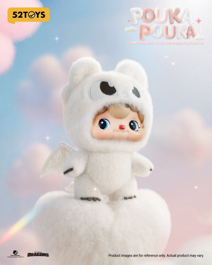 Original 52TOYS Pouka Pouka How to Train Your Dragon Collection 52TOYS波卡波卡POUKA驯龙高手无牙仔搪胶毛绒挂件潮玩礼物摆件