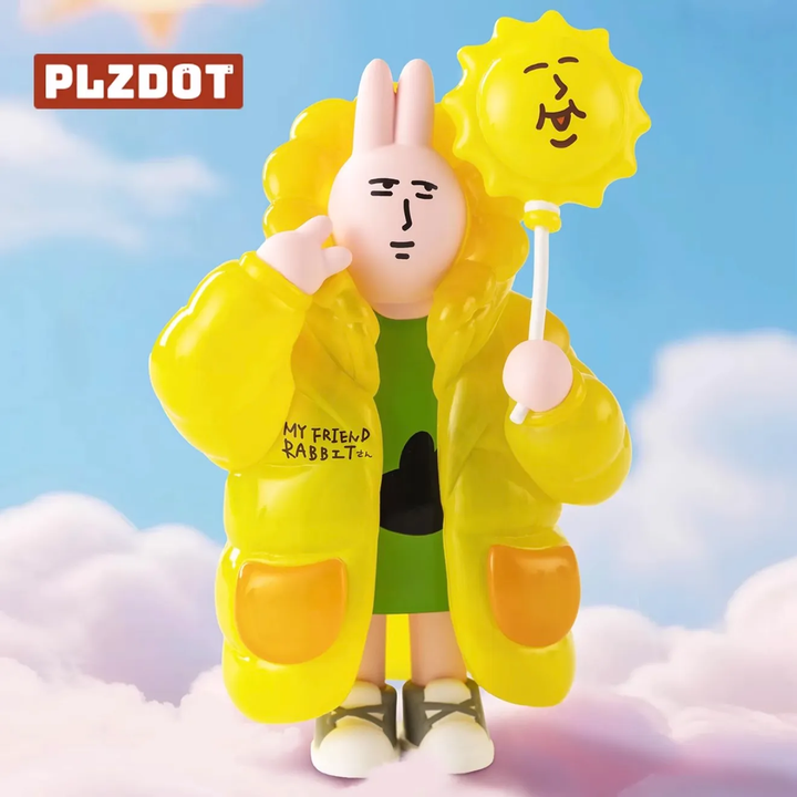Original PLZDOT Pink Rabbit Beautiful Mood Series 2 Blind Box 粉红兔子美丽心情系列盲盒可爱潮玩手办搞笑抽象公仔摆件