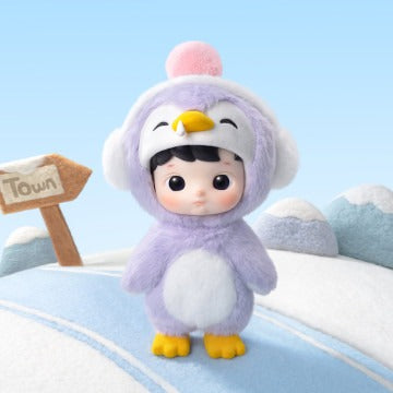 Original POP MART Hacipupu Penguin 1/8 Action Figure 泡泡玛特HACIPUPU 企鹅1/8可动人偶娃娃潮流手办摆件