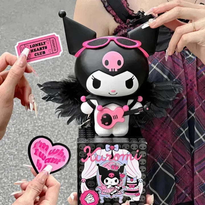 Original Sanrio Kuromi BIG BAND Bluetooth Speaker 三丽鸥库洛米大娃摆件蓝牙音响高音质可爱创意闺蜜女生毕业礼物