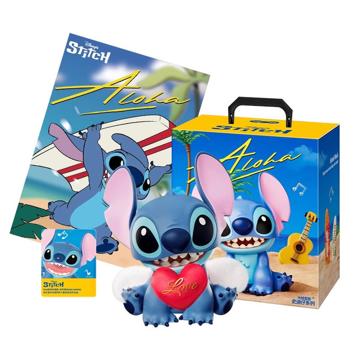 Original MARTUBE Stitch Big Figurine Audio Bluetooth Speaker 史迪仔大娃摆件音响蓝牙音箱小型可爱女生生日礼物高音质