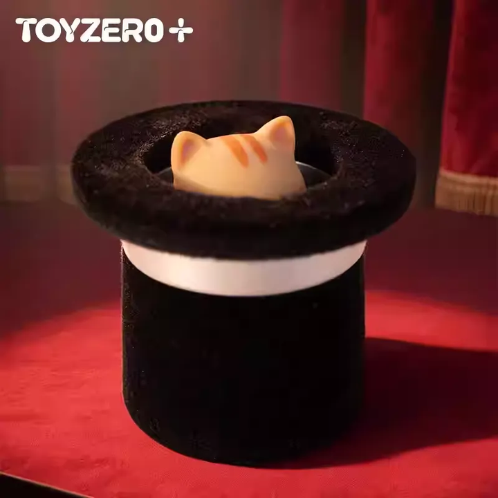 Original TOYZEROPLUS LuLu the Piggy - The Greatest Magician 罐头猪LuLu-缤纷魔术秀吊卡手办可爱潮流玩具摆件礼物