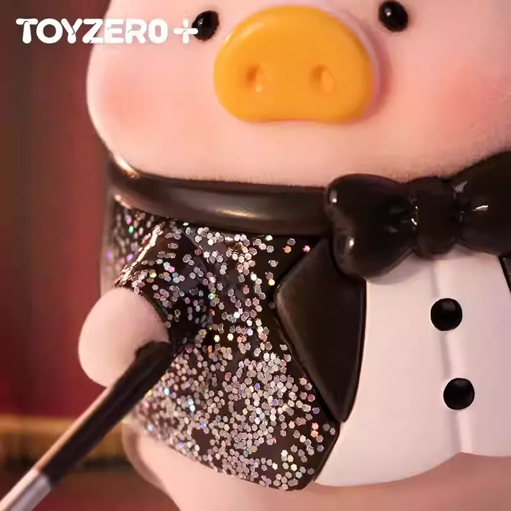 Original TOYZEROPLUS LuLu the Piggy - The Greatest Magician 罐头猪LuLu-缤纷魔术秀吊卡手办可爱潮流玩具摆件礼物