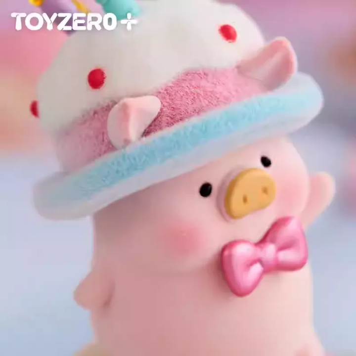 Original TOYZEROPLUS LuLu the Piggy - 5th Anniversary Birthday Cake Premium Set 罐头猪LuLu五周年纪念款生日蛋糕套组公仔摆件礼物