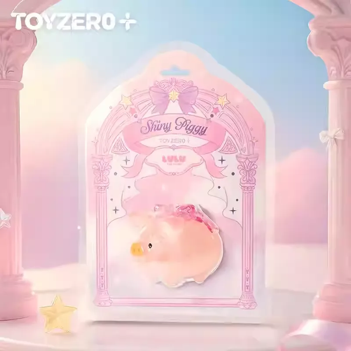 Original TOYZEROPLUS LuLu the Piggy - Shiny Piggy 罐头猪LuLu 猪光闪闪吊卡手办可爱玩具桌面摆件礼物