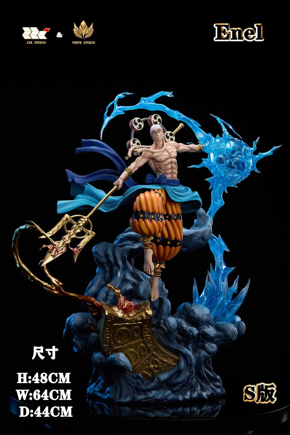 Pre order】Zzk Studio x Verve Studio 1/6 One Piece Enel – STC Toys
