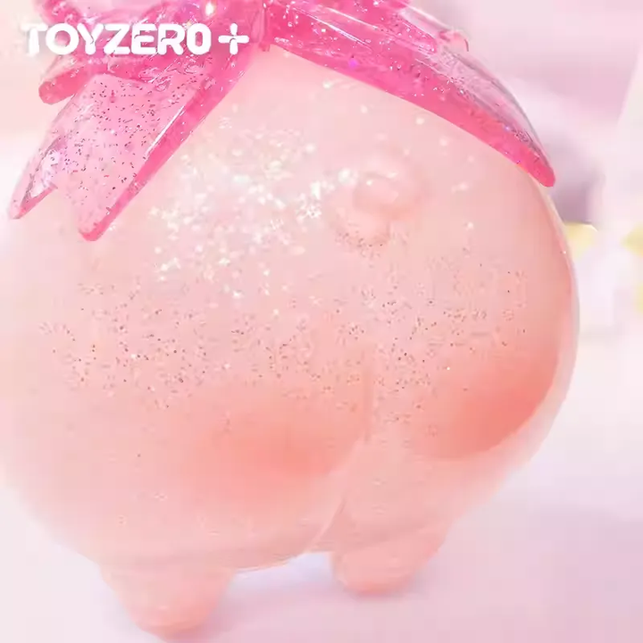 Original TOYZEROPLUS LuLu the Piggy - Shiny Piggy 罐头猪LuLu 猪光闪闪吊卡手办可爱玩具桌面摆件礼物