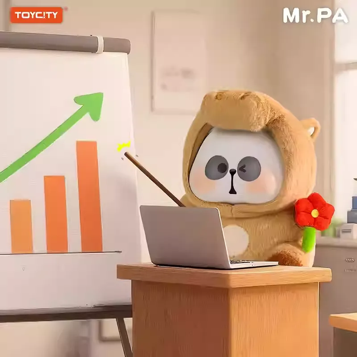 Original MR.PA 200% Cute Beast Company Plush Series Blind Box 耙老师萌兽公司系列毛绒200%大体盲盒摆件礼物