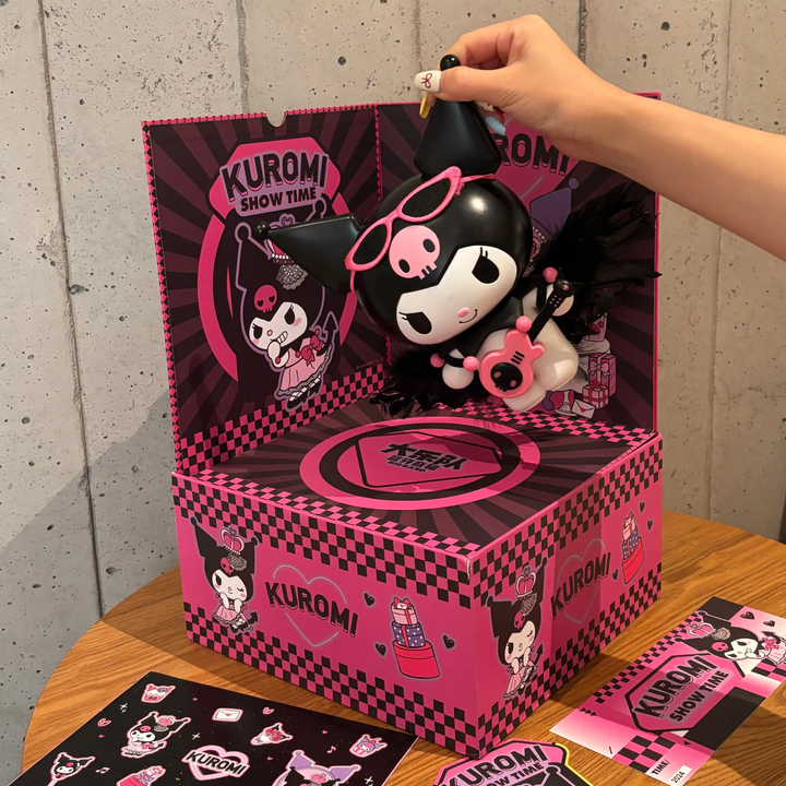 Original Sanrio Kuromi BIG BAND Bluetooth Speaker 三丽鸥库洛米大娃摆件蓝牙音响高音质可爱创意闺蜜女生毕业礼物