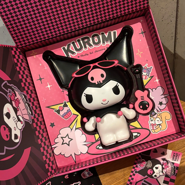 Original Sanrio Kuromi BIG BAND Bluetooth Speaker 三丽鸥库洛米大娃摆件蓝牙音响高音质可爱创意闺蜜女生毕业礼物