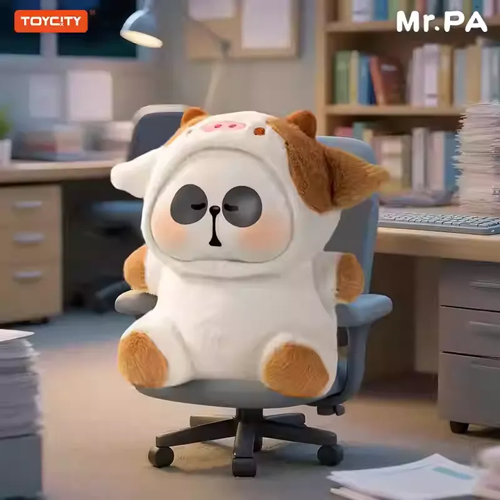 Original MR.PA 200% Cute Beast Company Plush Series Blind Box 耙老师萌兽公司系列毛绒200%大体盲盒摆件礼物