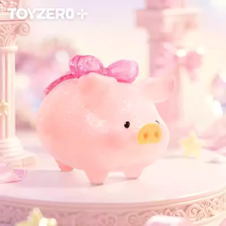 Original TOYZEROPLUS LuLu the Piggy - Shiny Piggy 罐头猪LuLu 猪光闪闪吊卡手办可爱玩具桌面摆件礼物