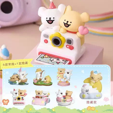 Original PLZDOT Maltese Line Puppy Happy Outing Series Blind Box 线条小狗欢乐郊游系列三代盲盒桌面摆件潮玩周边可爱女