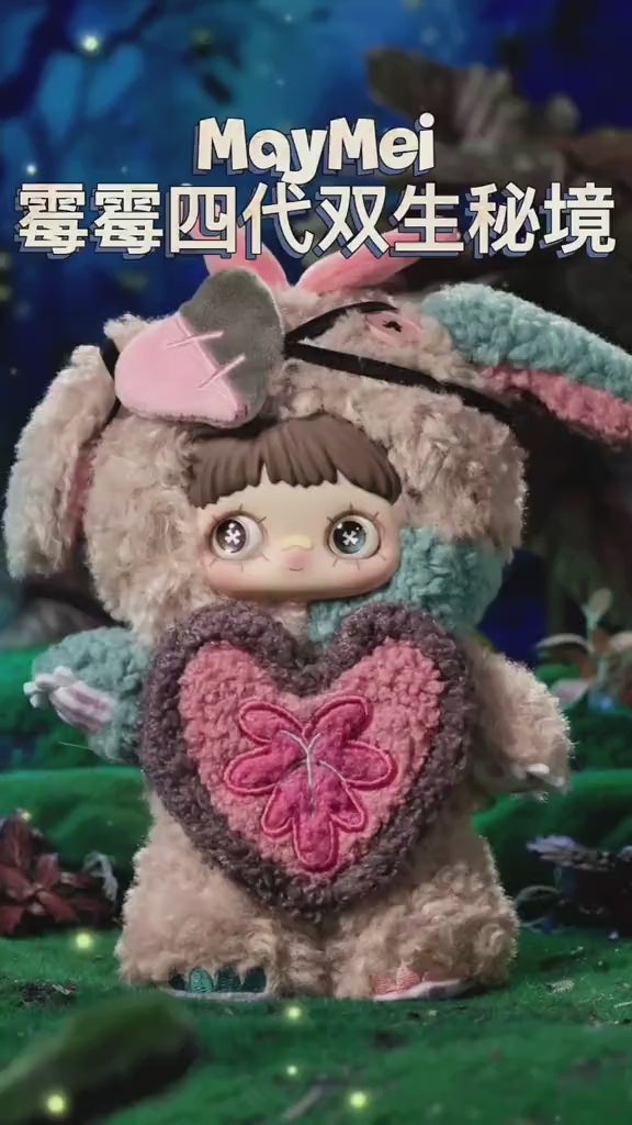 Original HiToy x MAYMEI Twins’ Secret Realm Series Plush Dolls Blind Box 霉霉四代双生秘境盲盒可爱毛绒公仔手办包包挂件礼物潮