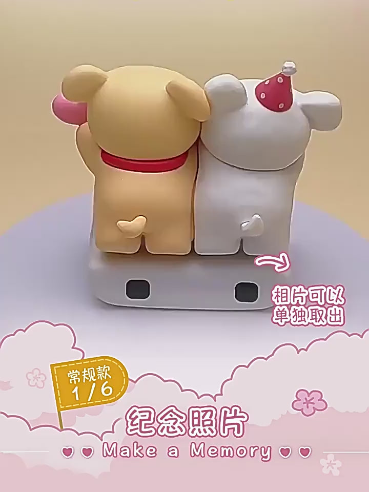 Original PLZDOT Maltese Line Puppy Happy Outing Series Blind Box 线条小狗欢乐郊游系列三代盲盒桌面摆件潮玩周边可爱女