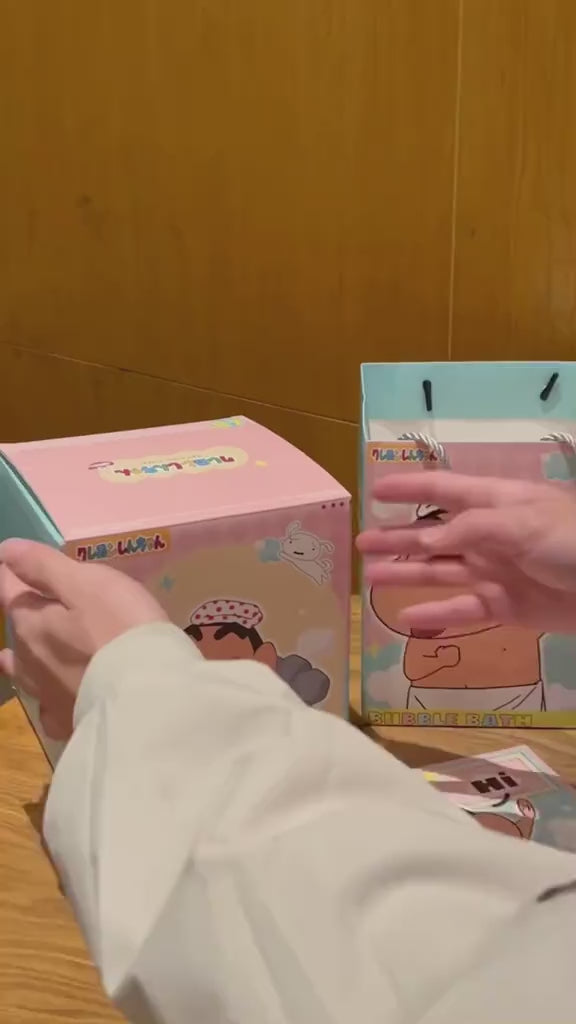 Original KURIFE Crayon Shin-Chan Bubble Bath Bathing Time Bluetooth Speaker Figurine 蜡笔小新系列音响无线蓝牙音箱