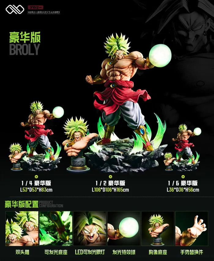 【Pre order】Infinity Studio 1/6 & 1/4 & 1/2 Dragon Ball Super Saiyan Broly