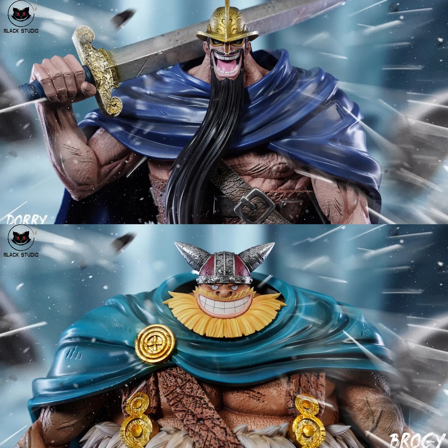 Pre order】Black Studio - One Piece Dorry & Brogy – STC Toys
