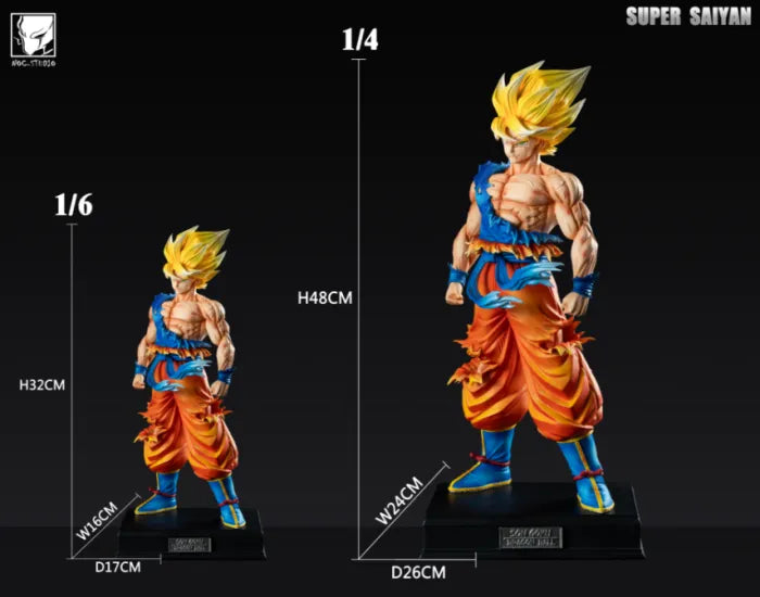 【Pre order】Noc Studio 1/6 & 1/4 Dragon Ball Super Saiyan Son Goku