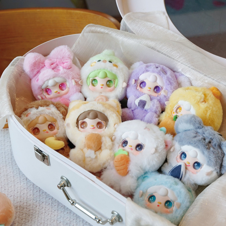 Original YOOKI V10 Hug Gourmet Restaurant Limited Series Plush Blind Box yooki氧氧十代抱抱美食店盲盒毛绒包包挂件送可爱女生