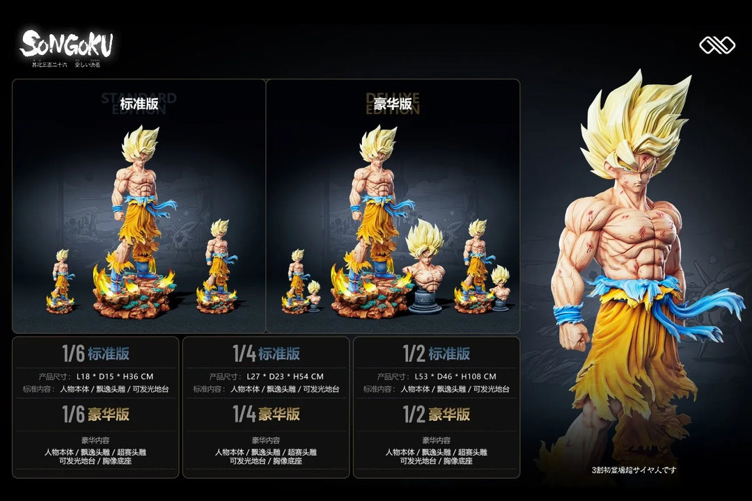 【Pre order】Infinite Studio 1/6 & 1/4 & 1/2 Super Saiyan Son Goku