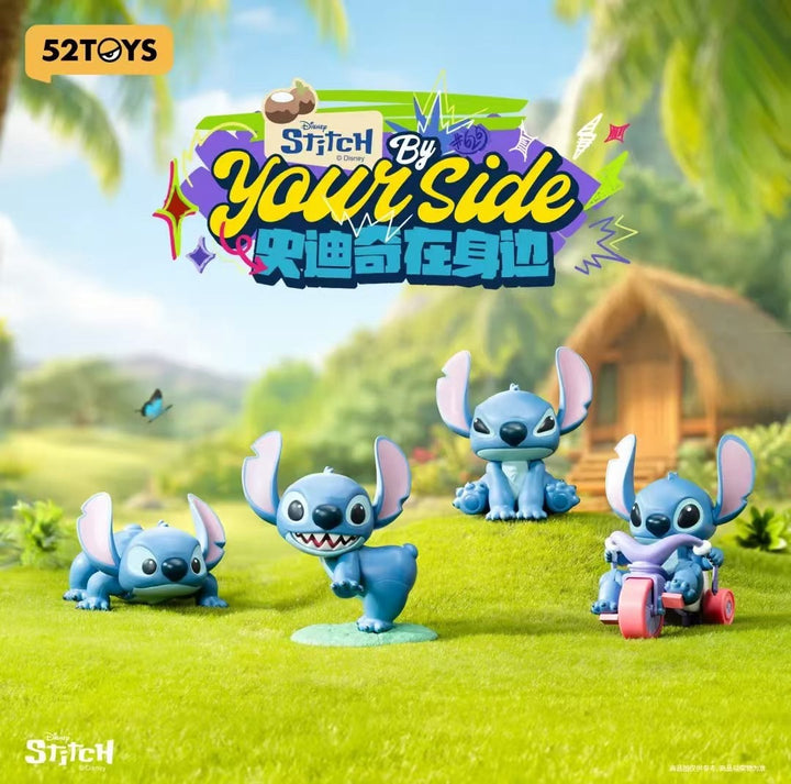 52TOYS Disney Stitch By Your Side Series Blind Box Figure Toy 52TOYS 史迪奇在身邊 發條可動 系列盲盒