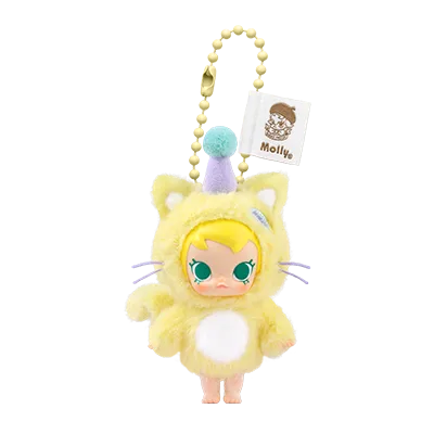 Original POPMART Baby Molly Pocket Friends Series Vinyl Plush Pendant Blind Box 口袋朋友系列搪胶毛绒挂件盲盒礼物