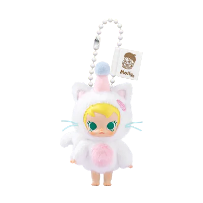 Original POPMART Baby Molly Pocket Friends Series Vinyl Plush Pendant Blind Box 口袋朋友系列搪胶毛绒挂件盲盒礼物