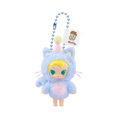 Original POPMART Baby Molly Pocket Friends Series Vinyl Plush Pendant Blind Box 口袋朋友系列搪胶毛绒挂件盲盒礼物
