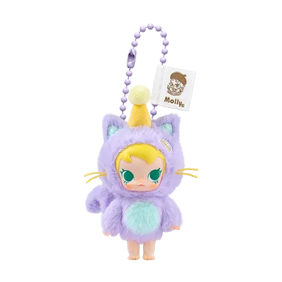 Original POPMART Baby Molly Pocket Friends Series Vinyl Plush Pendant Blind Box 口袋朋友系列搪胶毛绒挂件盲盒礼物
