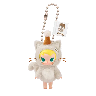 Original POPMART Baby Molly Pocket Friends Series Vinyl Plush Pendant Blind Box 口袋朋友系列搪胶毛绒挂件盲盒礼物