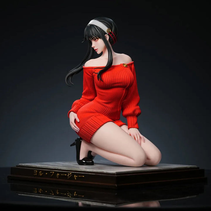 【Pre order】Nora Studio 1/4 Spy x Family Yor Forger Red Sweater Resin Figure