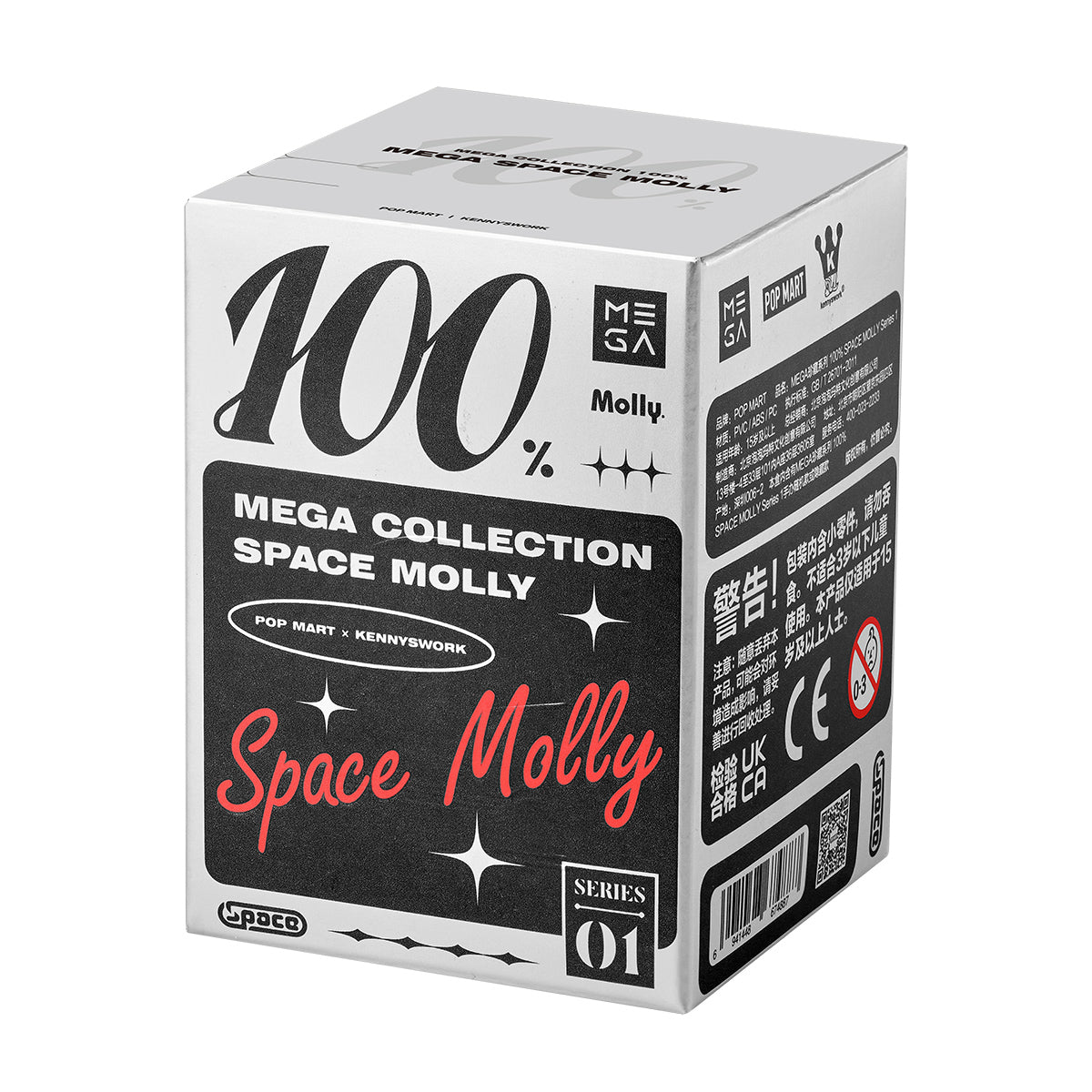 Original POP MART MEGA SPACE MOLLY 100% BLIND BOX SERIES 泡