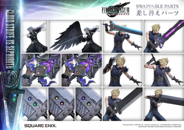 【Pre order】Prime 1 Studio 1/4 Final Fantasy VII Rebirth Cloud & Sephiroth (Copyright)