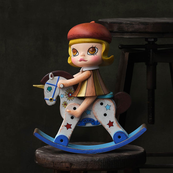 Original POPMART MOLLY Anniversary Statues Classical Retro Series Figures 泡泡玛特MOLLY周年纪念雕塑 古典复古系列人物模型
