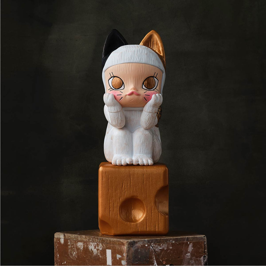 Original POPMART MOLLY Anniversary Statues Classical Retro Series Figures 泡泡玛特MOLLY周年纪念雕塑 古典复古系列人物模型