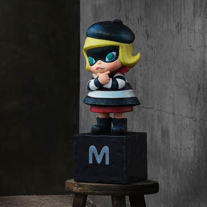 Original POPMART MOLLY Anniversary Statues Classical Retro Series Figures 泡泡玛特MOLLY周年纪念雕塑 古典复古系列人物模型