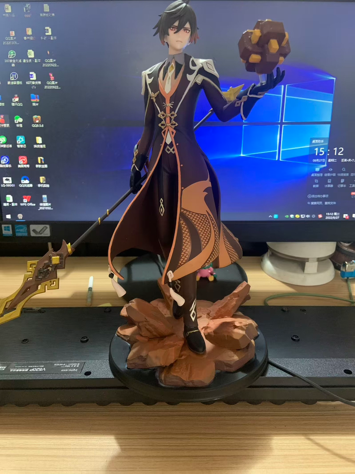 Genshin Impact Zhongli Figure (Geo Archon) GK Figure  动漫玩具 原神 钟离 岩神 岩王帝君 站姿