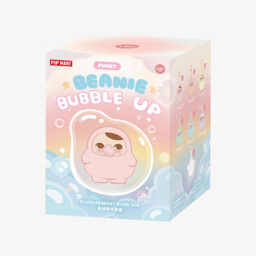 Original POPMART PUCKY BEANIE BUBBLE UP SERIES-Plush Pendant Blind Box