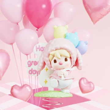 Origianl POPMART Sweet Bean The Language of Love Series Figures 小甜豆爱的语言系列盲盒