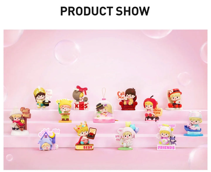 Origianl POPMART Sweet Bean The Language of Love Series Figures 小甜豆爱的语言系列盲盒