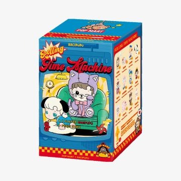 Original POPMART HACIPUPU Rolling Time Machine Series Figures Blind Box 转转时光机系列