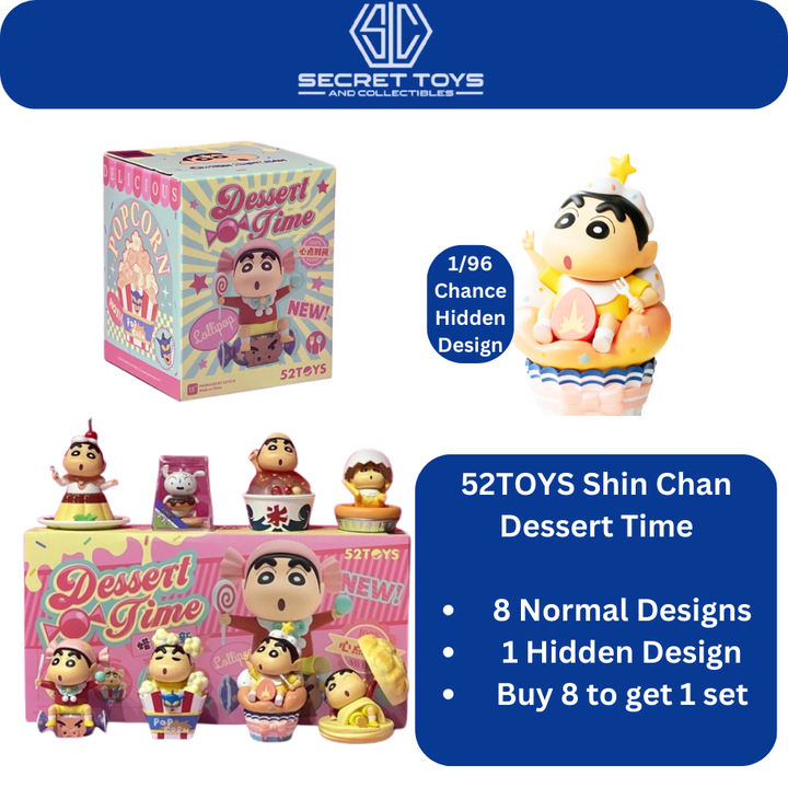 Ready Stock 52Toys Crayon Shin-chan Shin Chan Shinchan Blind Box 52TOYS 正品蜡笔小新盲盒